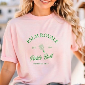 Palm Royale, Palm Royale TV Show, Country Club, Pickle Ball, Palm Beach,  Unisex Jersey Short Sleeve Tee
