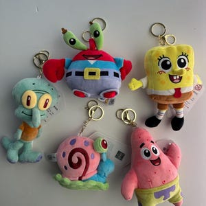 Bikini Bottom Friends Keychain Plush