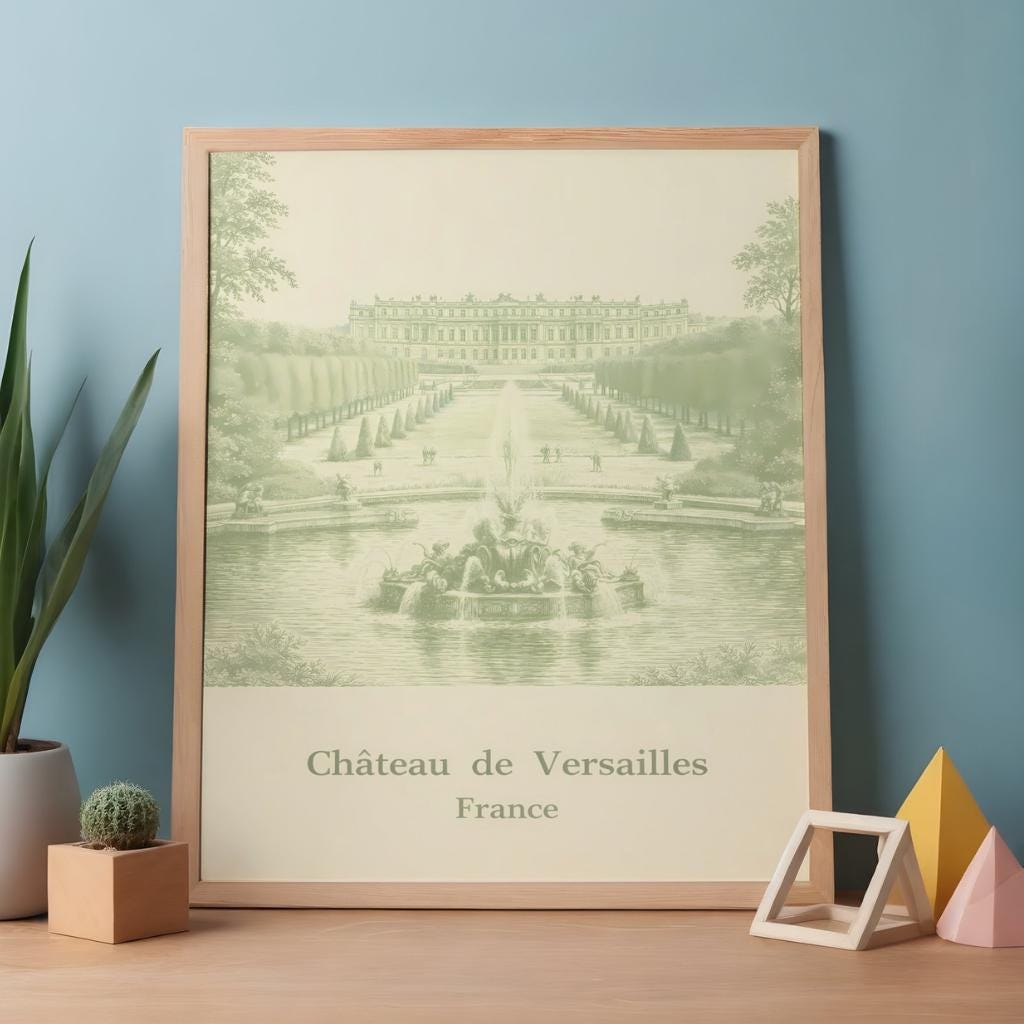 Versailles Poster - Etsy