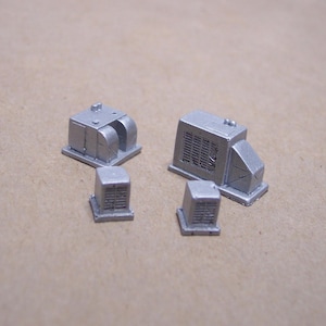 N scale Rooftop A/C units finished *NEAT* detail item n gauge ready 2 install