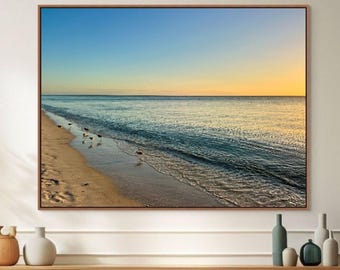 Florida Ocean Sunset Photography Prints Nature Artwork Florida East Coast Beach Photo Sea Print Coastal Wall Art Gift for Her Gift for Him 2