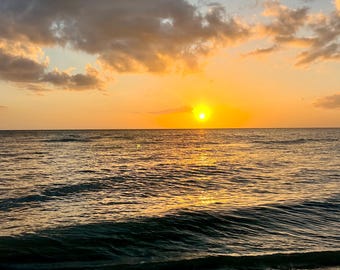 Ocean Sunset; Photography Prints; Nature Seascape; Florida Beach; Framed Photo Sea Beach; Prints Coastal Wall Art 10