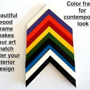 Custom Black Picture Frames Picture Frame Wood Photo Frame White Black Brown Frames Add Modern Art Frame Made To Measure Multiple Colors