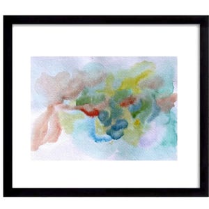 Abstract Print Watercolor Painting Large Wall Abstract Clouds Prints Colorful Wall Art Birthday Gift For Him Housewarming Gift For Mom