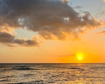 Photographie de coucher de soleil sur l'océan, photographies de nature 11 photographies de plage de Floride, photographies de mer, impression d'art mural côtier, cadeau pour elle