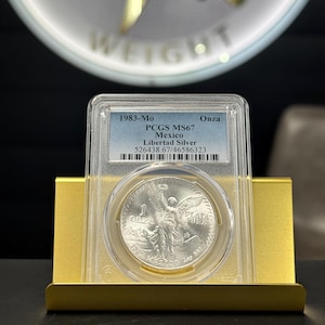 1 oz silver Mexican libertad PCGS MS67 1983