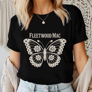 Fleetwood Mac Graphic Tshirt, Music Tee, Rock Band Shirt, Retro Music Tee, Rock Music Lover T-shirt, Vintage Band Shirts, Stevie Nicks Shirt