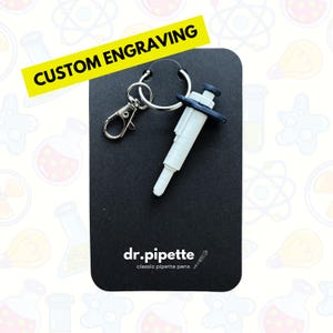 Pipette Keychain, Molecular Biology Gifts