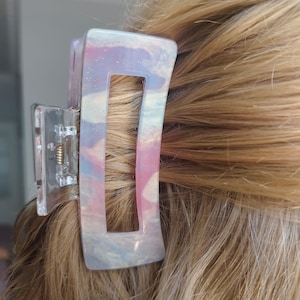3.14 &quot; Jumbo hair claw, XXL hair claw, Big hair clip, Strong Hold Jaw Clip, matte big claw clip, Large hair claw, Hair clip for thick hair
