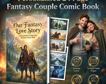 Personalised 24-Page Fantasy Comic Book for Couples - Your Story Digital Comic