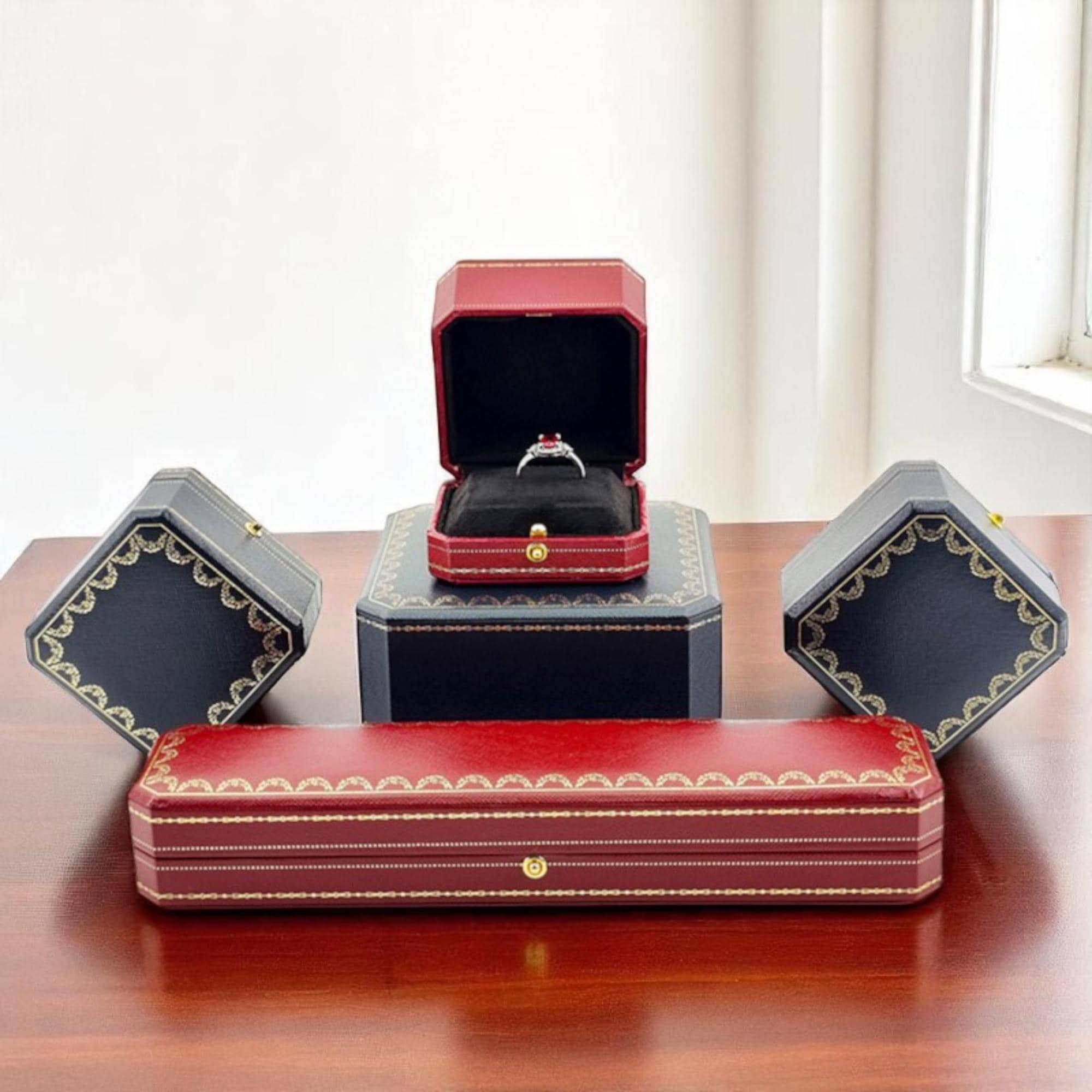 Cartier カルティエ ジュエリーボックス 小物入れ 2段 Cartier jewelry box - Etsy 日本