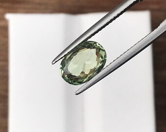 Natural Mist Green Paraiba Tourmaline: 2.30 Ct Oval Gemstone