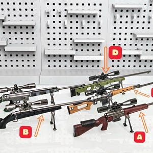 TOYS SPIRITS - Die Cast 1/12 Sniper Rifle v.2 Mascot Miniature Dollhouse Collection