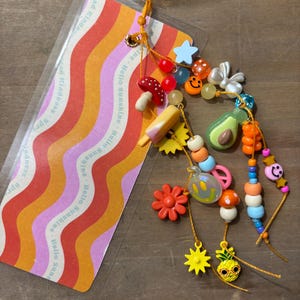 Junk Journal Charm Book Charm journal supplies Notebook charms junk journaling supplies bookmark with dangle