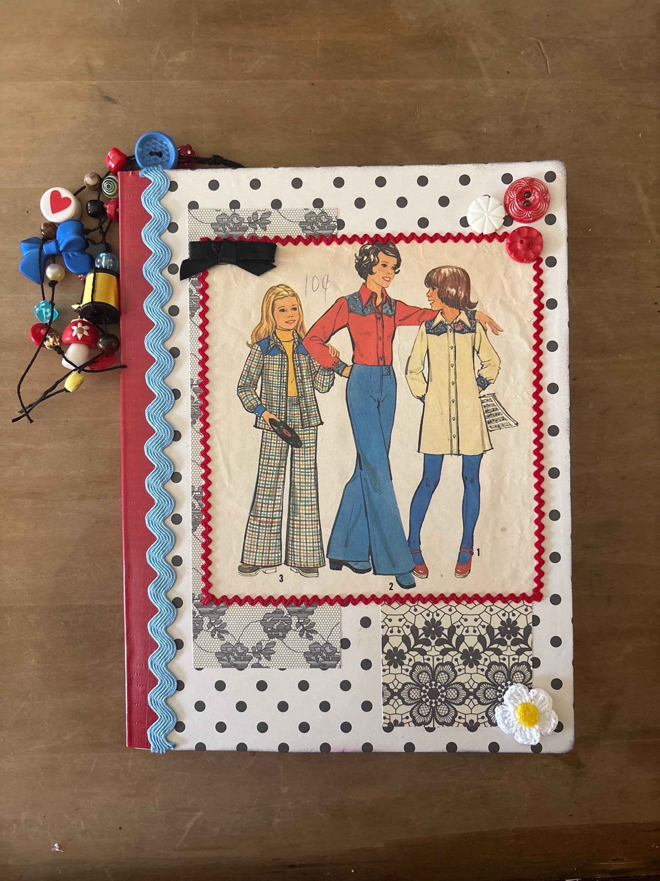 Retro Junk journal glue book notebook fashion