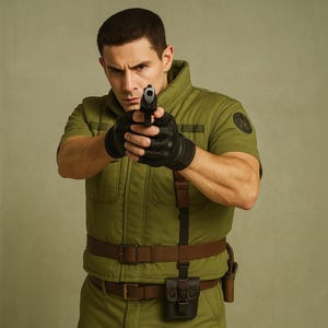 Chris Redfield S.T.A.R.S. Tactical Vest: Resident Evil Cosplay Gear STARS Vest Custom Cosplay Commission for Resident Evil Remake Halloween