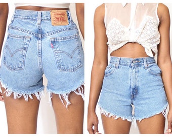 womens levi cut off shorts