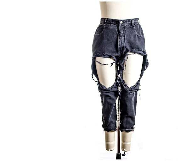 plus size black mom jeans