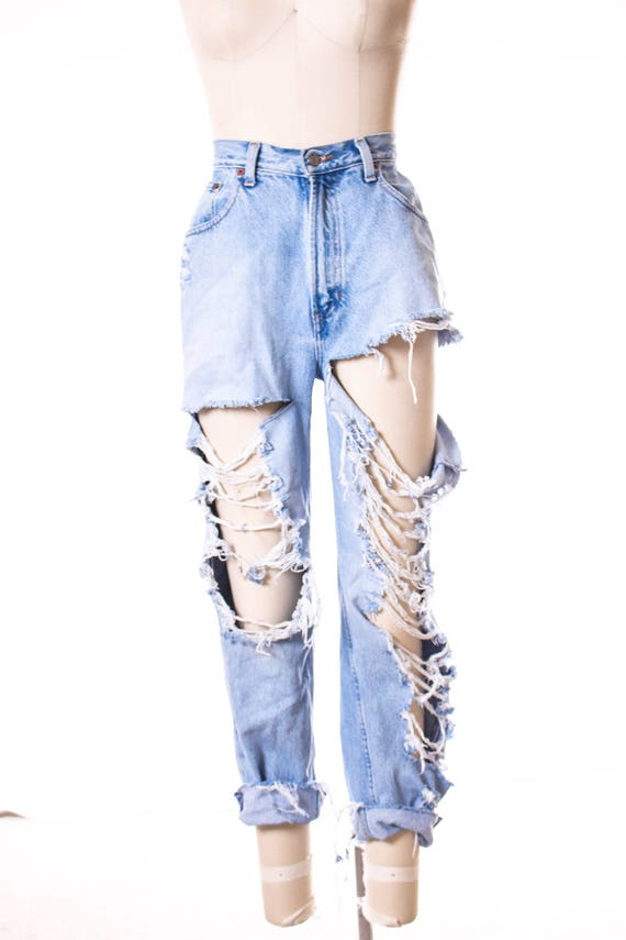 All SIZES  Destroyed Boyfriend Jeans Also in Plus… - image 4