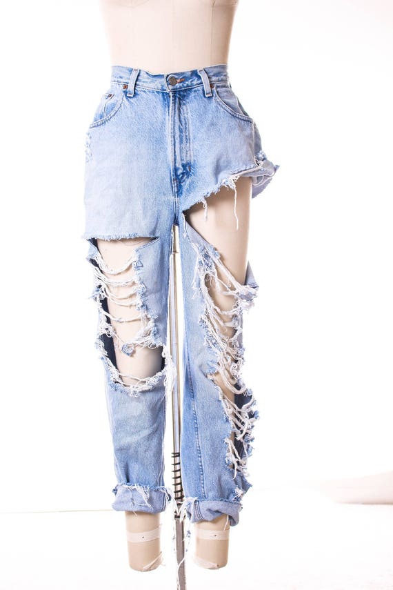 All SIZES  Destroyed Boyfriend Jeans Also in Plus… - image 5
