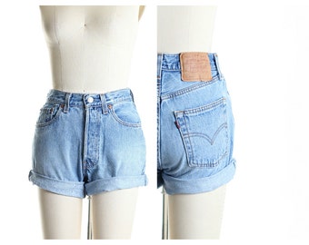 ALL SIZES Cut Off Rolled Up  LEVI'S Vintage Shorts