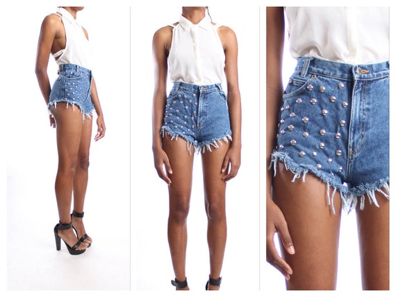 Vintage Custom Made "STUD FRONT"  Distress  Daisy… - image 2