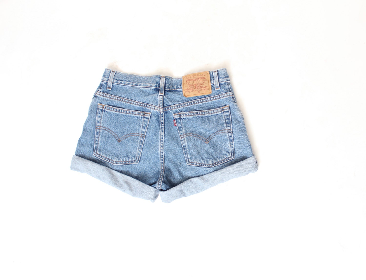 ALL SIZES Cut Off Rolled Up LEVI'S Vintage High Waisted | Etsy