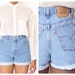 ALL SIZES Cut Off Rolled Up LEVI'S Vintage High Waisted Shorts