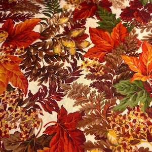 Fall leaves fabric