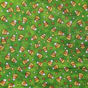 Candy corn fabric