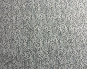 Blue cotton fabric 1 yard