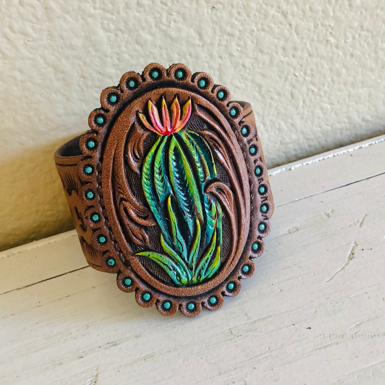 Midnight Rendezvous Cactus Cuff Bracelet main image 1
