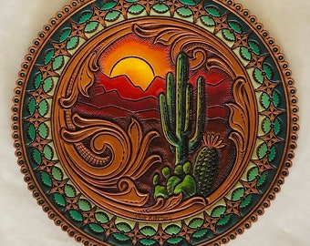 Cactus Round Pattern