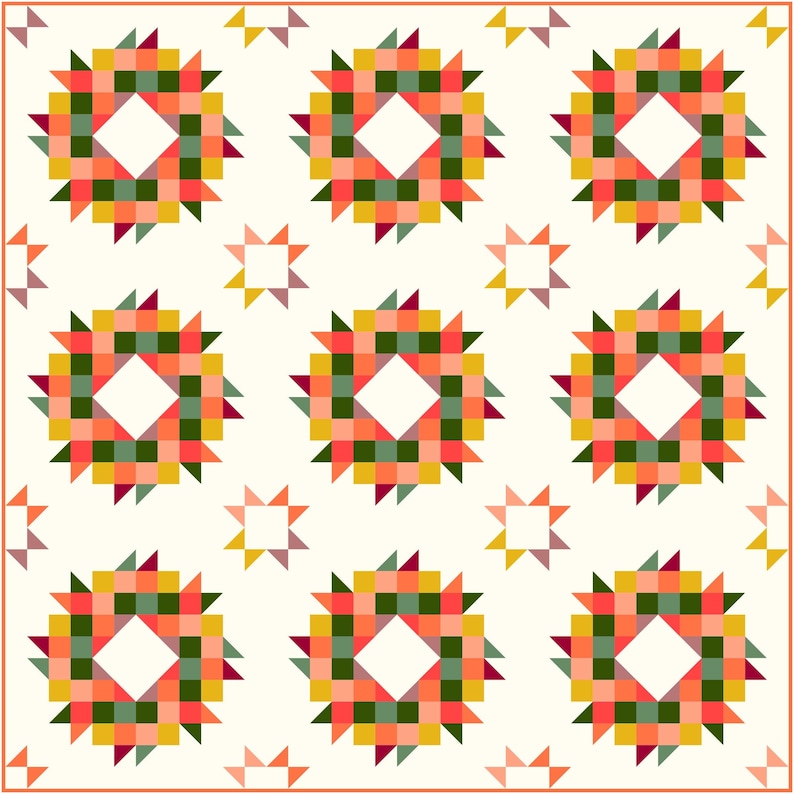 Midsummer Pattern Midsummer Mini PDF Quilt Pattern - Scrap Friendly - Etsy