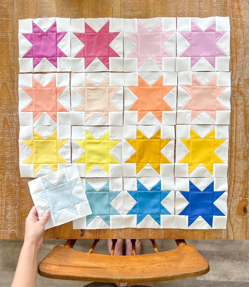 Cabin Nights PDF Quilt Pattern Beginner, Fat Quarter Friendly image 8