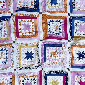 Cabin Nights PDF Quilt Pattern Beginner, Fat Quarter Friendly image 4