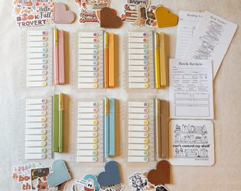 Cozy Book Annotation Kit: Bookish Gift Set | Perfect Stocking Stuffers & Journaling