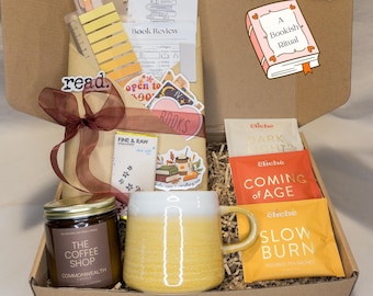 Orange Book Lover Gift Box: Blind Date with a Book, Cozy Reading Experience