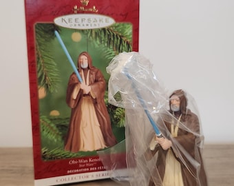 Hallmark Keepsake Ornament Star Wars Obi-wan Kenobi - Dated 2002