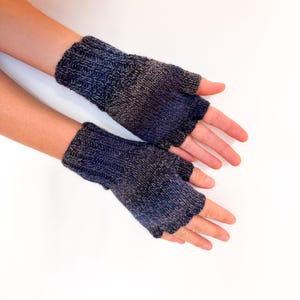 Women&#39;s Fingerless Gloves: Cozy Winter Gift – Multicolor Knit Mittens – Ready to Ship