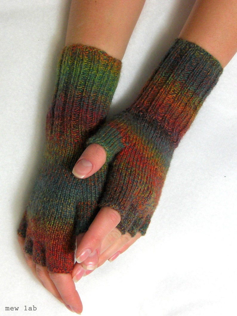 Fingerless Gloves PDF Knitting Pattern: Best Sellers Women's Fingerless Gloves All Sizes image 1