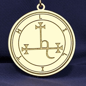 14K Gold Lilith Sigil Necklace – 925K Silver Lilith Occult Pendant – Feminine Power, Mystical Amulet, Witchcraft Jewelry, Dark Goddess Gift