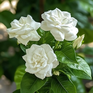 Sementes de Jasmim Grand Duke | Jasmim de floração dupla com fragrância intensa para vasos e varandas ensolaradas