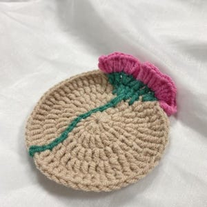かぎ針編みの花のコースターのパターン、カーネーションのかぎ針編みのコースター、花のかぎ針編みのパターン、DIYのかぎ針編みのホームデコレーション、英語のPDFパターン