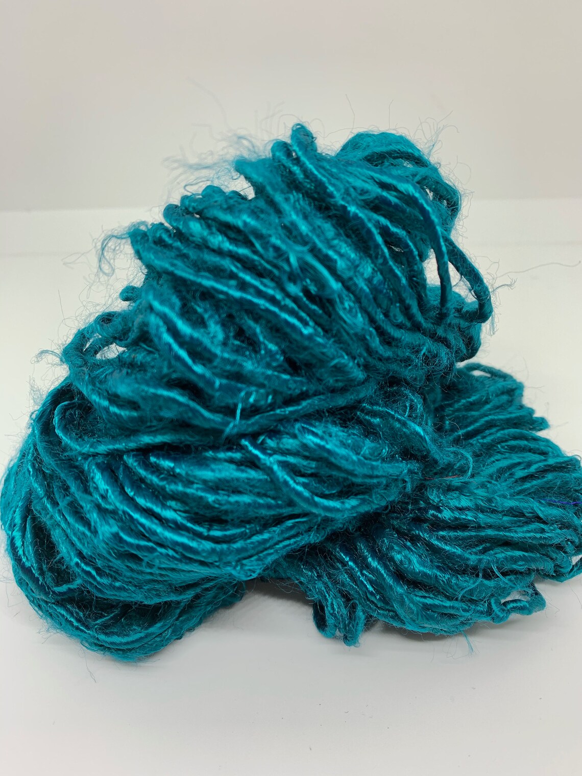 Banana yarn jewel tones teal. bold 200g Chunky yarn. Etsy