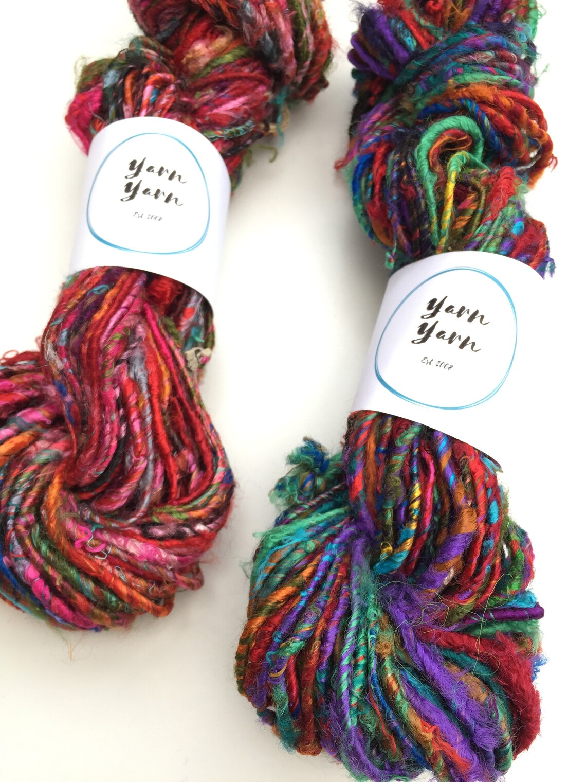 Banana Yarn. Vegan Yarn Multicoloured Handspun Knitting Etsy
