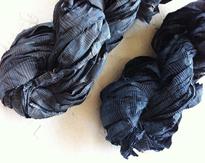 Recycled Sari Silk Ribbon. Gypsy. Art Yarn. Craft Ribbon. Pure Sari ...