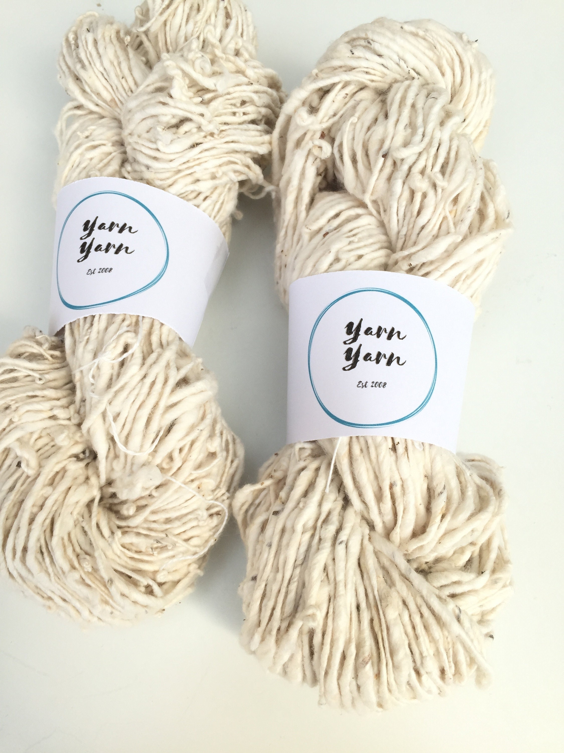 Organic raw slub cotton yarn. Soft cotton yarn variegated. Etsy