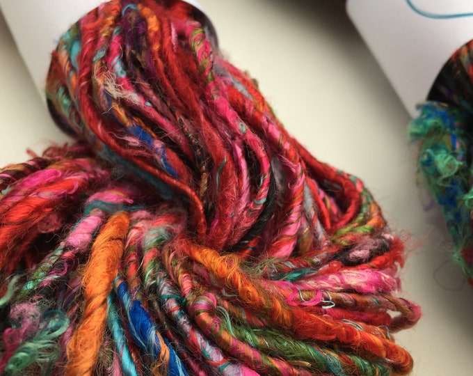 Banana Yarn. Vegan Yarn Multicoloured Handspun Knitting Etsy