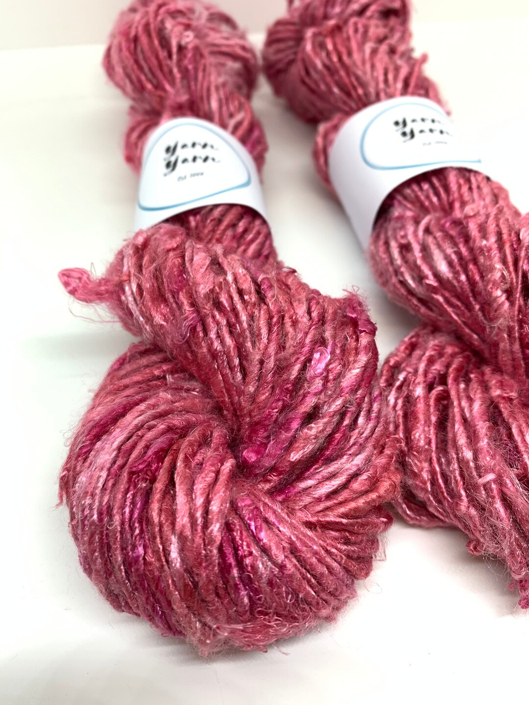 Banana Yarn, Pink. 5 METRES Chunky Yarn. Knitting Yarn. Vegan Friendly